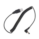 1.5m USB 2.0 Male to 5V DC Power 5.5mm x 2.1mm Barrel Adapter Connector CaMO