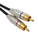2Pieces Dual RCA Male to XLR 3 Pin Female Mic Cable Splitter Connector Lead