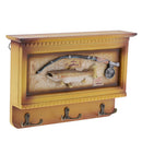 Key Organizer/Key Cabinet - Natural Wood Key Storage Cabinet - 11 Inches B