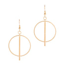 Trendy Simple Dangle Round Drop Earrings for Party Girls Jewelry For Women  Y2B9