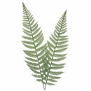 10PCS Artificial Boston Fern Bush Plant Faux Leaves Green Plants for Home D F6F3