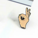 Creative Coffee Cup Badges Flower Brooches Jacket Decor Jewelry (Style 2)  A