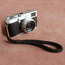 Black Digital Mirrorless Camera Strap Soft Cotton Linen Weaved Strap Wrist Hands