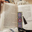 DIY Special Shaped Diamond Painting Leather Tassel Bookmark Creative Gift