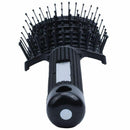 Vented Styling Hair comb Detangling Thick Hair Massage Brush Black