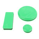 Longboard Replacement Glove Palm Pucks Blocks Slider Puck Set Protect Green