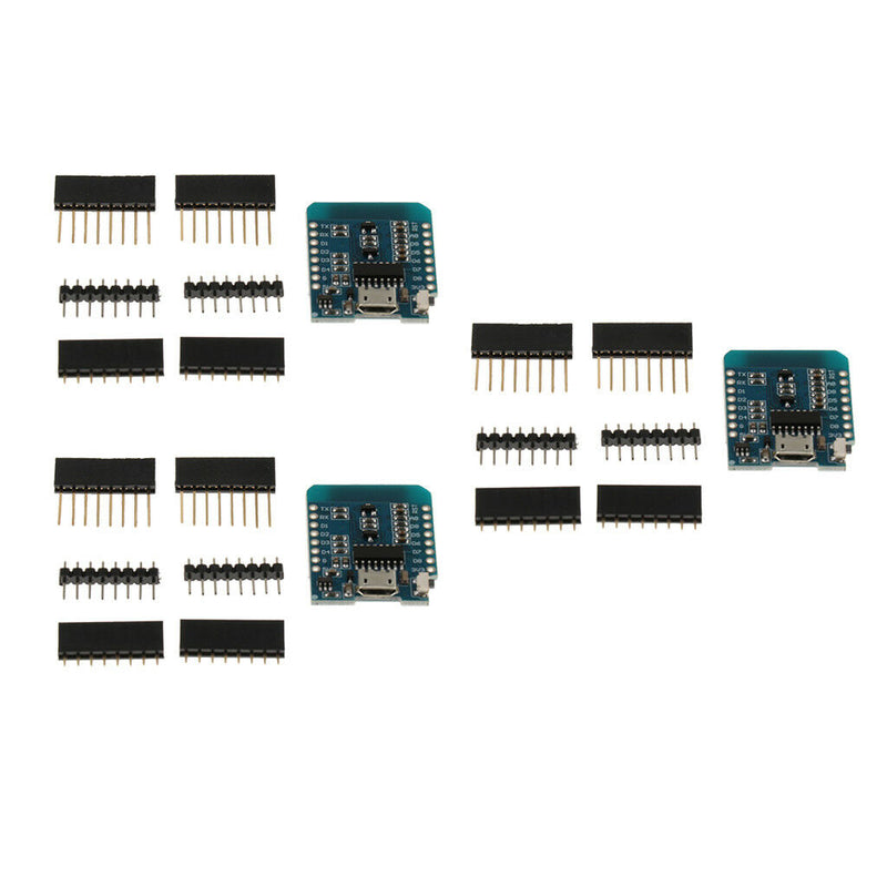 3 Pcs D1 Mini Module NodeMCU Lua WIFI ESP8266 ESP-12F Development Board
