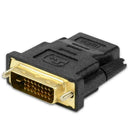 1xAdaptador De Cable DVI a HDMI Convertidor 1080P Enchufe Monitor Proyector C6T2