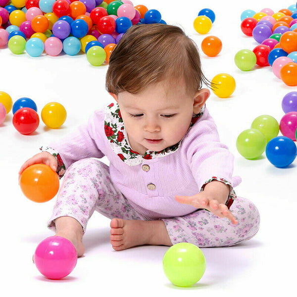 Colorful Ball Soft Plastic Ocean Ball Funny Kids Swim Pool Decor Out Toys Y7K3