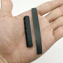 Ebony Slotted Bridge Saddle Nut 2x for Classical Guitar Musical Instrument Parts