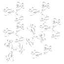 20 Pieces Stainless Steel Butterfly Pendants Charms Jewelry Making Findings for