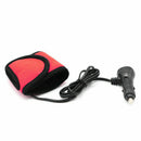 Black + red Composites Dc12V Car Outdoor Car Water Cup Insulation Hot Milk