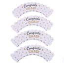 24pcs/pack 2020 Graduation Party Decoration Cardboard Cupcake Toppers Cake De BX