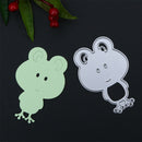 Frog DIY Metal Embroidery Stencil Scrapbook Craft Cutting Die