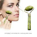 Facial Massage Roller Jade Stone Face Lift Hands Body Skin Relaxation Stick