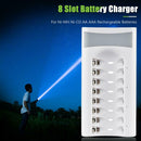 808U Multi-function 8 Slots Nickel Hydrogen Battery Charger for AA AAA Battery
