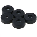 5 Pack 30x10mm Furniture Cabinet Round Rubber Case Feet Anti-Slip Circular