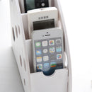 Diy Desk Remote Controller Storage Box Holder Tv Dvd Vcr Step Mobile Phone  R5S9