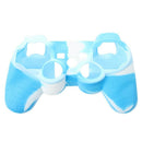 Controller cover protective case for replacement silicon blue-white cover f