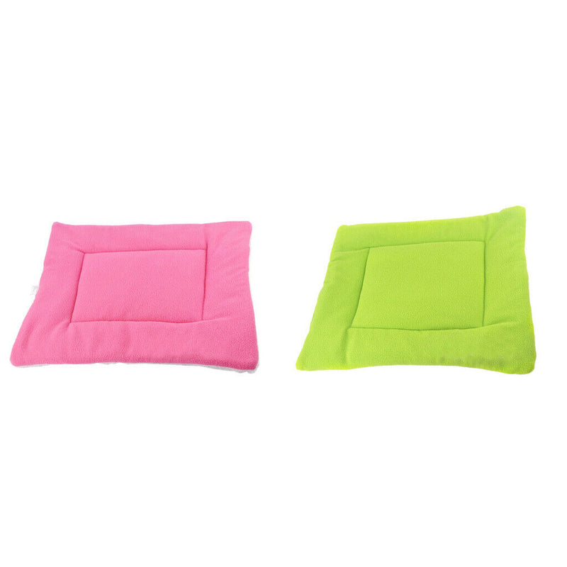 2Pcs Dog Mattress Washable Thick Cage Crate Mat Pad Pet Puppy Travel Mat Soft