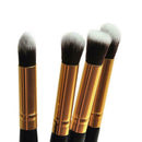 4pcs Pro Foundation Blush Blending Eyeshadow Makeup Brush Cosmetics Small