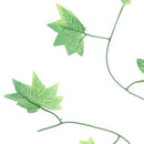 5 Pcs Green Plastic Simulated Vine Plant Leaf Wall Hanging Ornament 2M W8G1