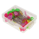 160pcs Decorative Tulip Bird Head Dressmaker Straight Pins for Sewing Craft