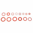 150x 14 Sizes Red Steel Paper Fiber Flat Washers Insulation Kit Assorted Set wer