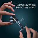 Car Phone Holder Magnetic Dashboard 360 Rotation Bracket w/Hollowed Cable Clip