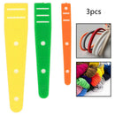 3Pcs Elastic Glides Guides Threaders Wear Band Tool Rope DIY Clothing Sewi_