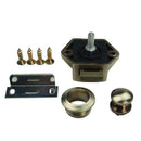Push Button Catch Lock Drawer Cupboard Door Caravan Cabinet Latch Knob Chrome