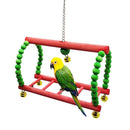 Pet Cage Hanging Swing Toys Ladder Stand Perch For Small To Large Birds