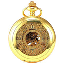 Luxury Golden Luminous Mechanical Pocket Watch H5R1