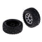2x 1:18 Scale Left Tire Tyres Black for Wltoys A949 RC Truck Buggy Body Part