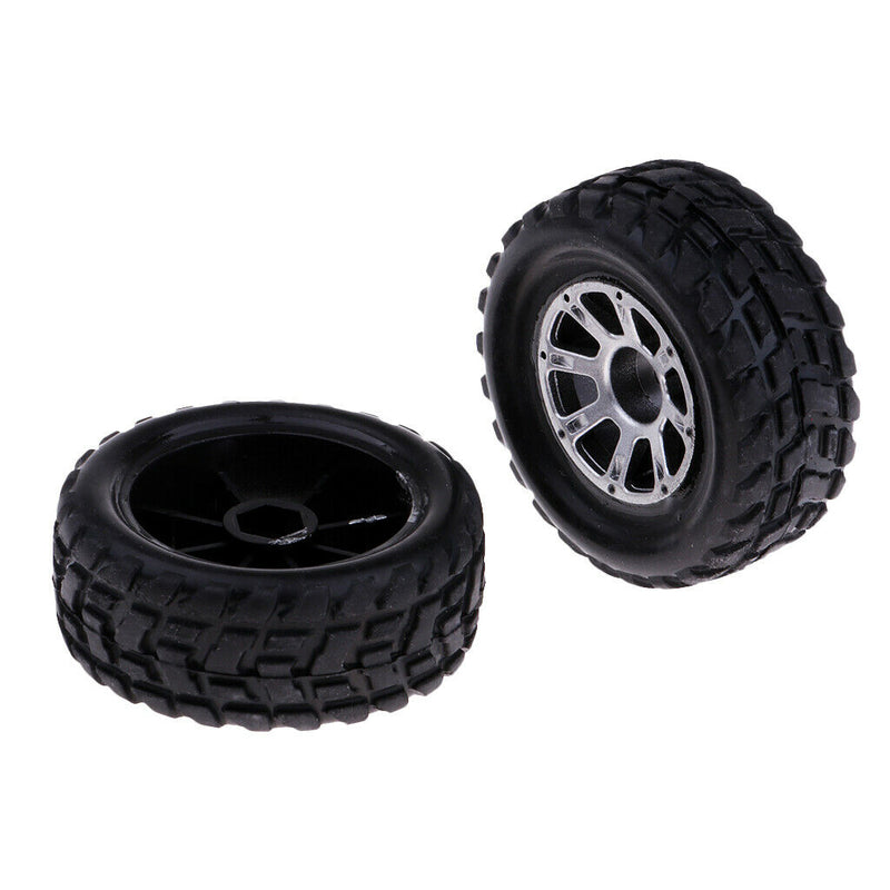 2x 1:18 Scale Left Tire Tyres Black for Wltoys A949 RC Truck Buggy Body Part