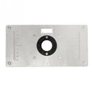 Aluminium Alloy with 4 Insert Rings Practical Router Table Plate for Trimme