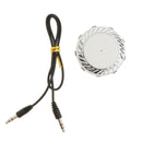 3.5mm 1Male to 8 Female Splitter Stereo Extension Audio Cable White