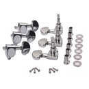 1 Set Metal Tuning Keys Tuners 3R3L 18:1 Gear Ratio Luthier Supply for