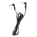 Dual 90degree 3.5mm male to male 4 pole 3 ring angled flat Audio Auxiliary C_kz