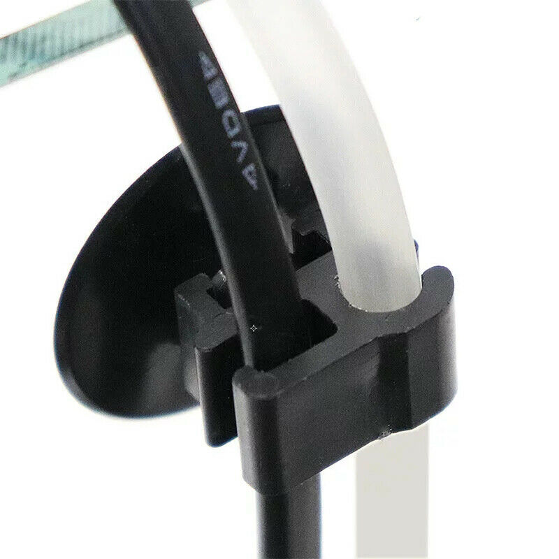 Suction Cup Clip Oxygen Tube Power Cord Buckle Fish Tank Wire Finisher Hose S Ew