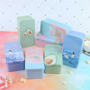 1PC Student Double Deck Storage Box Tin Metal Storage School Pencil Case