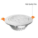 12 LED Ceiling Recessed Spotlight 12W Aluminum Living Bedroom Lighting Lamp
