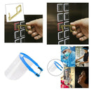 Full Face Shield Cover Visor Hat with Portable Brass Safety Door Opener Knob