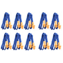 10Pcs Soft Silicone Corded Ear Plugs Reusable Hearing Protection Earplugs