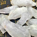 50g Natural Raw White Clear Point Quartz Crystal Heal Stone Rock Specimen Gift