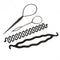 4/set Hair Braiding Kit Roller Magic Hair  Styling Clips Bun Maker Tool