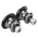 2pcs 10mm CNC Aluminum Motorcycle Swingarm Spool Slider Stand Screws (Ti)