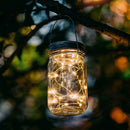 30 LED Fairy String Light Solar Mason Jar Bottle Lamp for Home Lawn Decor