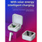 Solar Charging Bluetooth 5.0 Wireless Earbuds, TWS in-Ear Earphones with