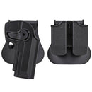 Double Magazine Fits Beretta 92/96/M9 Holster Polymer Retention Roto Holster